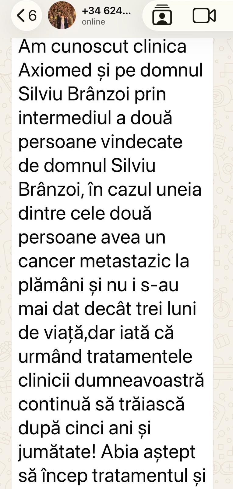 testimoniale pacienti silviu brinzoi