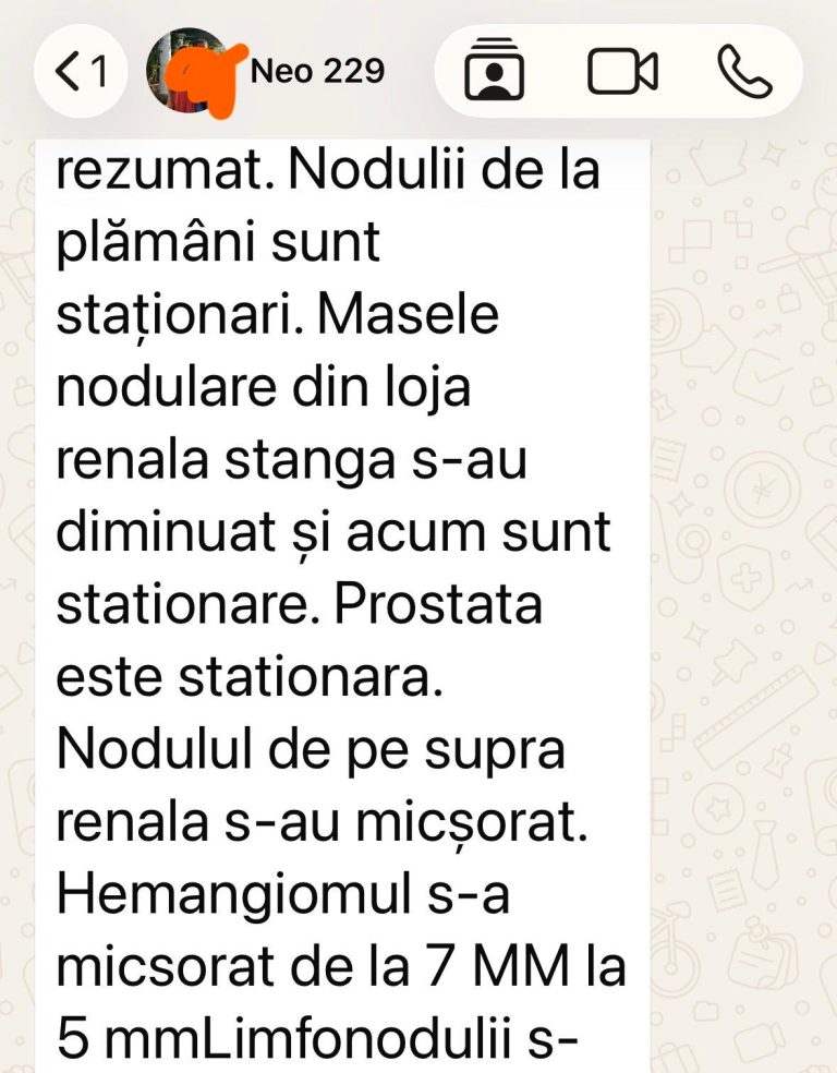 metastaze multiple stationare