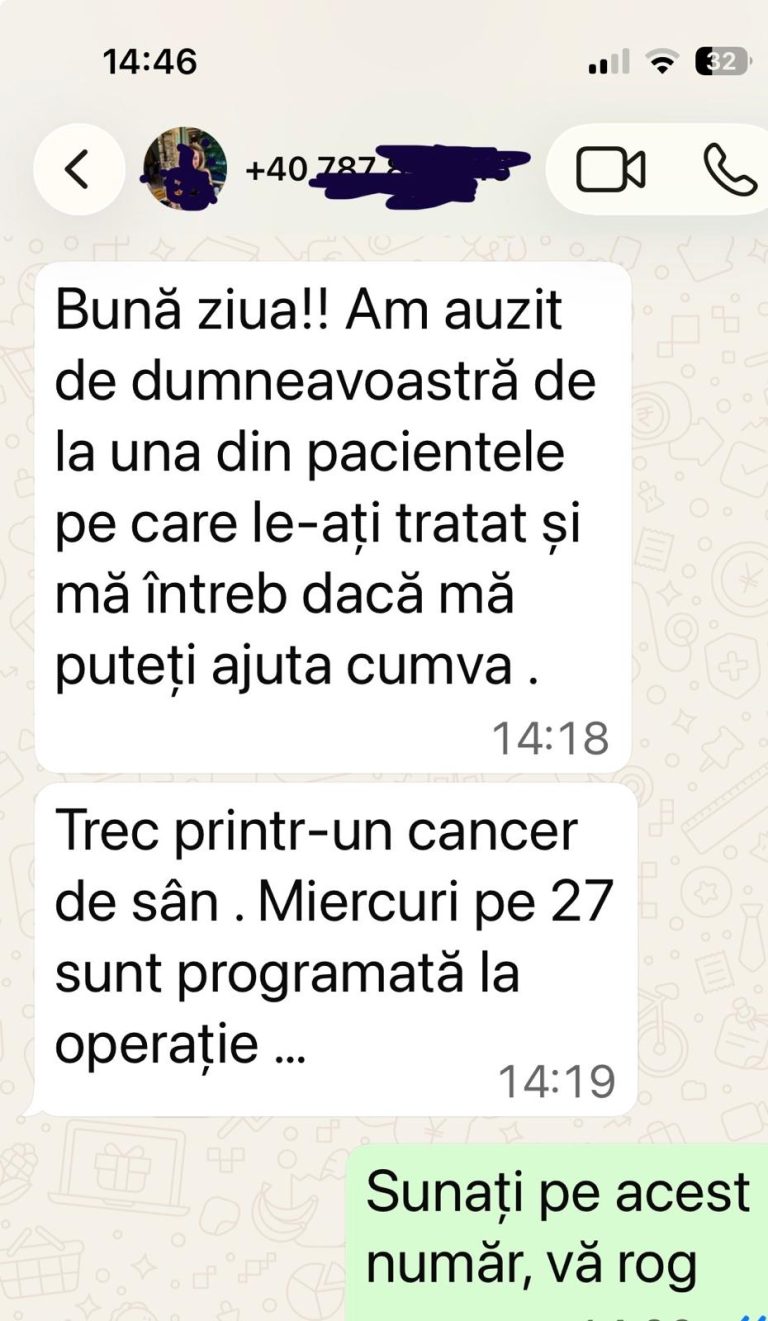 recomandare pacienta